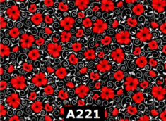 Red Poppies On Black 100% Cotton Canadian Custom Made Welding Hats For Tradespeople www.KootenayHats.com